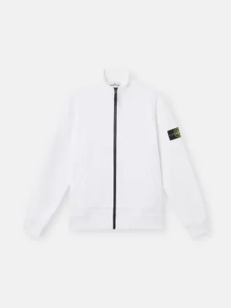 Sweatshirt mit aufgesetzten Taschen und Reißverschluss