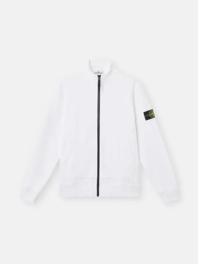 Sweatshirt mit aufgesetzten Taschen und Reißverschluss Sweatshirt mit aufgesetzten Taschen und Reißverschluss