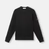 Sweatshirt mit Rundhalsausschnitt und gerippten Details