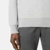 Sweatshirt mit Rundhalsausschnitt und gerippten Details
