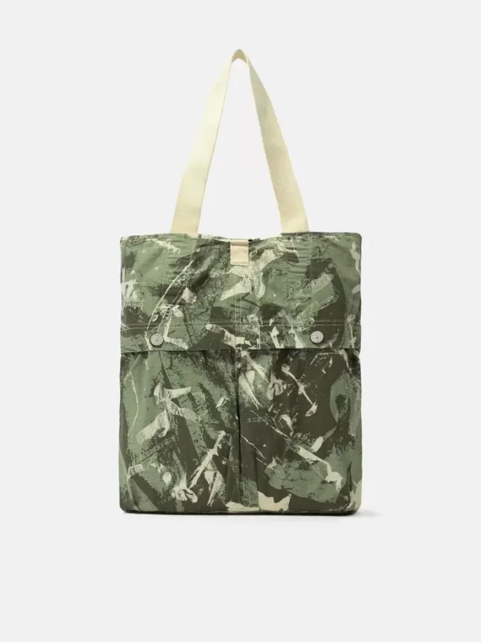 Tragetasche mit Taschen und Logo Tragetasche mit Taschen und Logo